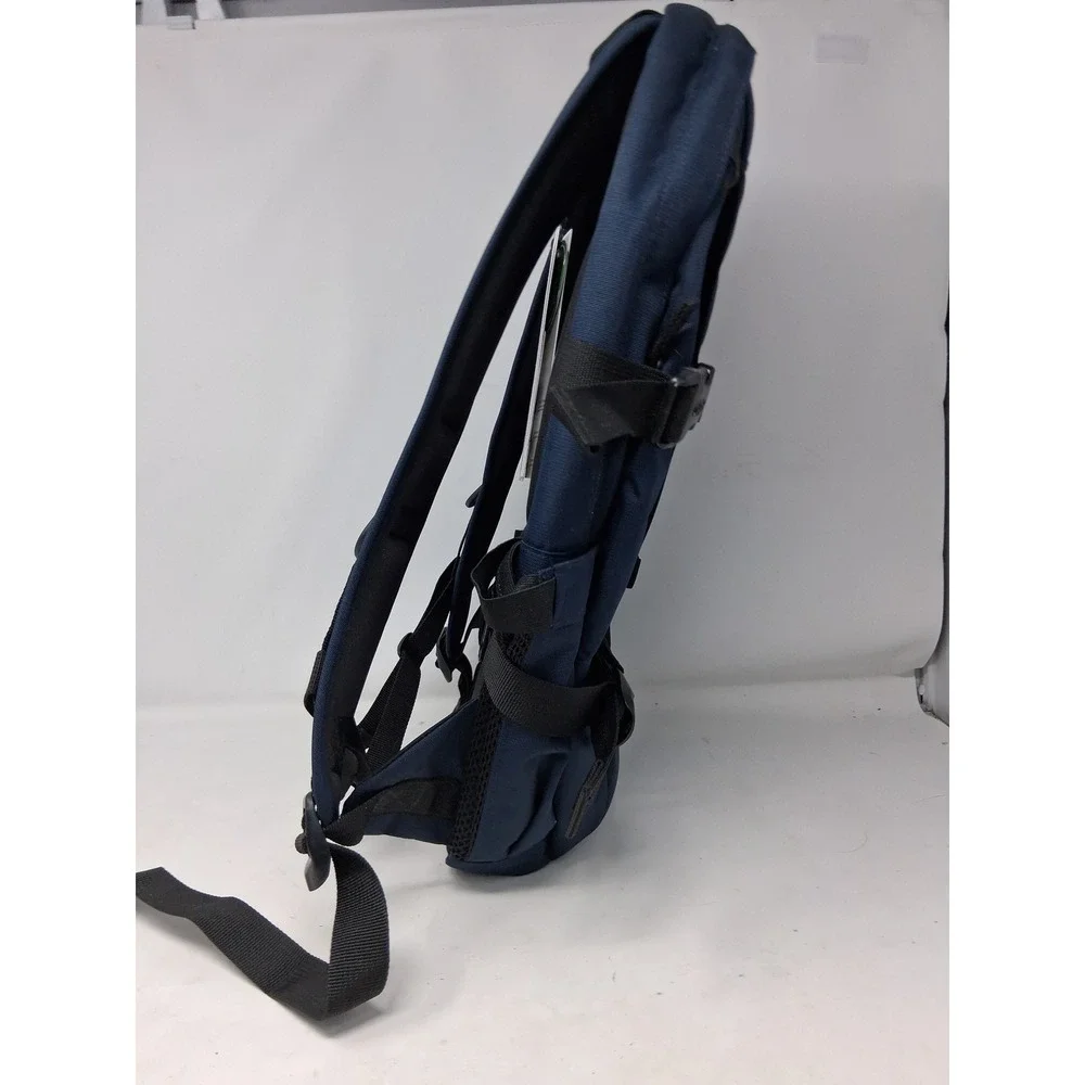Eastpak Navy Blue Slim Compression Strap Backpack Built to Resist NWT